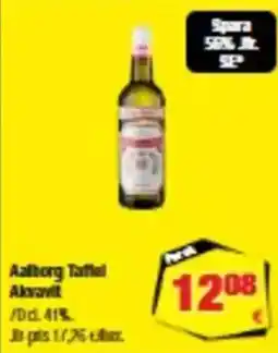 Calle Aalborg Taffel Akvavit tilbud