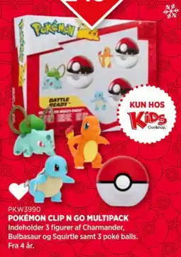 KiDS Coolshop Pokemon clip n go multipack tilbud