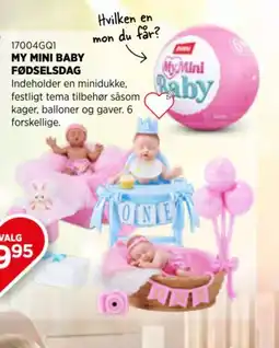 KiDS Coolshop MyMini Baby Fødselsdag tilbud