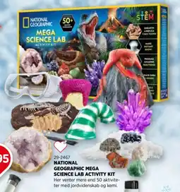 KiDS Coolshop National Geographic Mega Science Lab Activity Kit tilbud