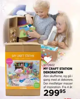 KiDS Coolshop My Craft Station Dekoration tilbud