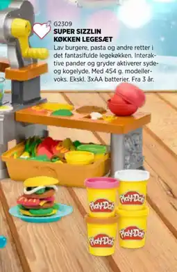 KiDS Coolshop Play-Doh Super Sizzlin Køkken Legesæt tilbud