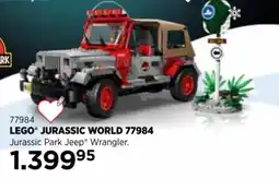 KiDS Coolshop lego jurassic world 77984 jurassic park jeep wrangler tilbud