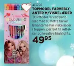 KiDS Coolshop Topmodel farveblyanter m/viskelæder tilbud