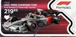 KiDS Coolshop LEGO Speed Champions Audi Revolut F1 Team R26-racerbil tilbud