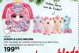 KiDS Coolshop Scruff-a-luvs unicorn tilbud