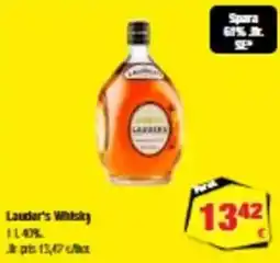 Calle Lauder's Whisky tilbud