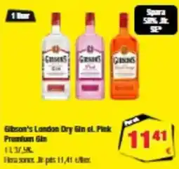 Calle Gibson's London Dry Gin el. Pink Premium Gin tilbud