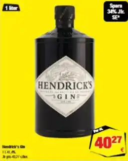 Calle Hendrick's Gin tilbud