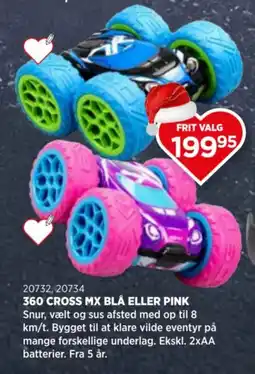 KiDS Coolshop 360 Cross MX Blå Eller Pink tilbud