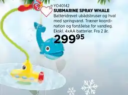 KiDS Coolshop Submarine Spray Whale tilbud