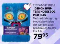 KiDS Coolshop Demon Hunters Notesbog med plys tilbud