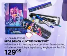 KiDS Coolshop Kpop demon hunters skrivesæt tilbud