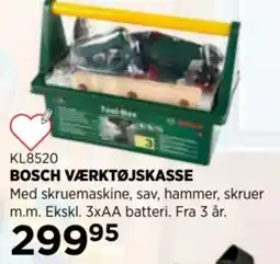 KiDS Coolshop Bosch værktøjskasse tilbud