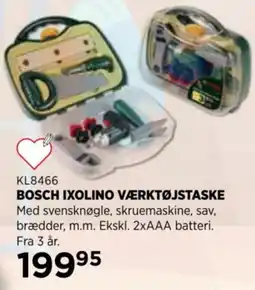 KiDS Coolshop Bosch ixolino værktøjstaske tilbud