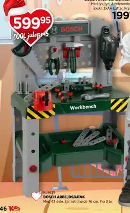 KiDS Coolshop Bosch arbejdsbænk tilbud