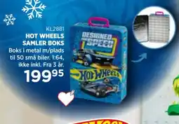 KiDS Coolshop Hot Wheels samler boks tilbud
