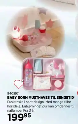 KiDS Coolshop Baby Born musthaves til sengetid tilbud