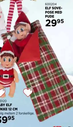 KiDS Coolshop ELF SOVEPOSE MED PUDE tilbud