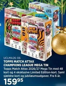 KiDS Coolshop TOPPS MATCH ATTAX CHAMPIONS LEAGUE MEGA TIN tilbud