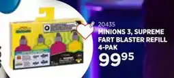 KiDS Coolshop MINIONS 3, SUPREME FART BLASTER REFILL 4-PAK tilbud
