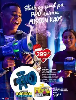 KiDS Coolshop MINIONS 3, SUPREME FART BLASTER tilbud