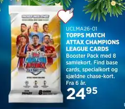 KiDS Coolshop TOPPS MATCH ATTAX CHAMPIONS LEAGUE CARDS tilbud