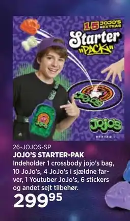 KiDS Coolshop JOJO’S STARTER-PAK tilbud