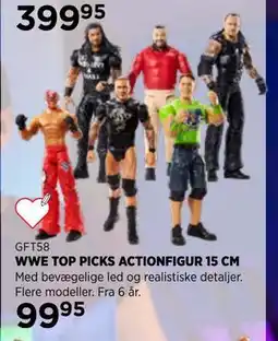 KiDS Coolshop WWE TOP PICKS ACTIONFIGUR 15 CM tilbud