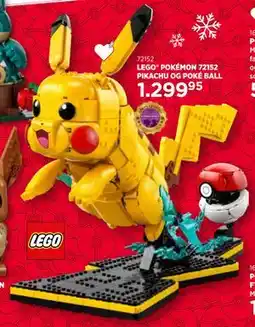 KiDS Coolshop LEGO POKÉMON 72152 PIKACHU OG POKÉ BALL tilbud