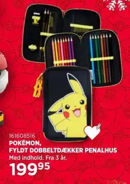 KiDS Coolshop POKÉMON, FYLDT DOBBELTDÆKKER PENALHUS tilbud