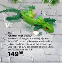 KiDS Coolshop FJERNSTYRET GECKO tilbud