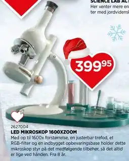 KiDS Coolshop LED MIKROSKOP 1600XZOOM tilbud