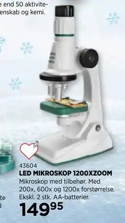 KiDS Coolshop LED MIKROSKOP 1200XZOOM tilbud