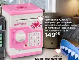 KiDS Coolshop PENGESKAB M/KODE tilbud