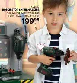 KiDS Coolshop BOSCH STOR SKRUEMASKINE tilbud