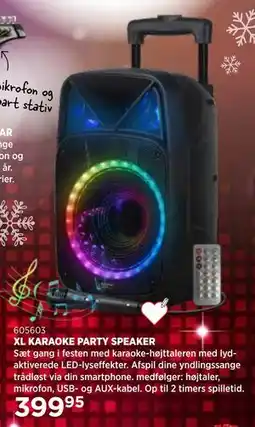 KiDS Coolshop XL KARAOKE PARTY SPEAKER tilbud