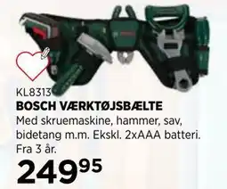 KiDS Coolshop BOSCH VÆRKTØJSBÆLTE tilbud