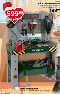 KiDS Coolshop BOSCH ARBEJDSBÆNK tilbud
