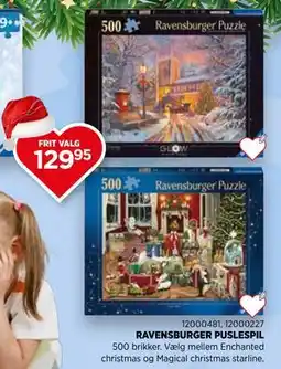 KiDS Coolshop RAVENSBURGER PUSLESPIL tilbud