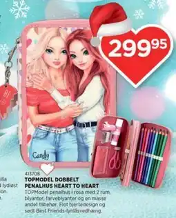 KiDS Coolshop TOPMODEL DOBBELT PENALHUS HEART TO HEART tilbud