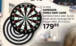 KiDS Coolshop GAMESSON FAMILY DART GAME tilbud