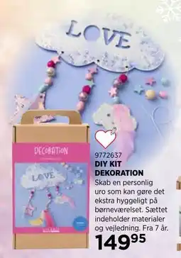 KiDS Coolshop DIY KIT DEKORATION tilbud