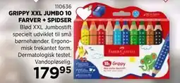 KiDS Coolshop GRIPPY XXL JUMBO 10 FARVER + SPIDSER tilbud
