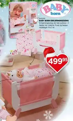 KiDS Coolshop BABY BORN ENHJØRNINGESENG tilbud