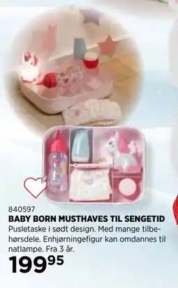 KiDS Coolshop BABY BORN MUSTHAVES TIL SENGETID tilbud