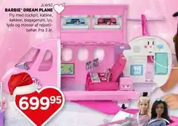 KiDS Coolshop BARBIE DREAM PLANE tilbud
