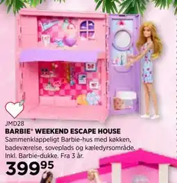 KiDS Coolshop BARBIE WEEKEND ESCAPE HOUSE tilbud