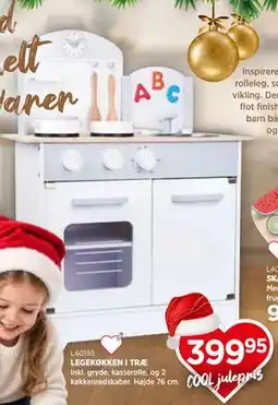 KiDS Coolshop LEGEKØKKEN I TRÆ tilbud