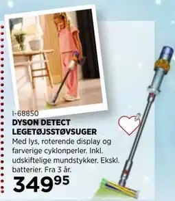 KiDS Coolshop DYSON DETECT LEGETØJSSTØVSUGER tilbud
